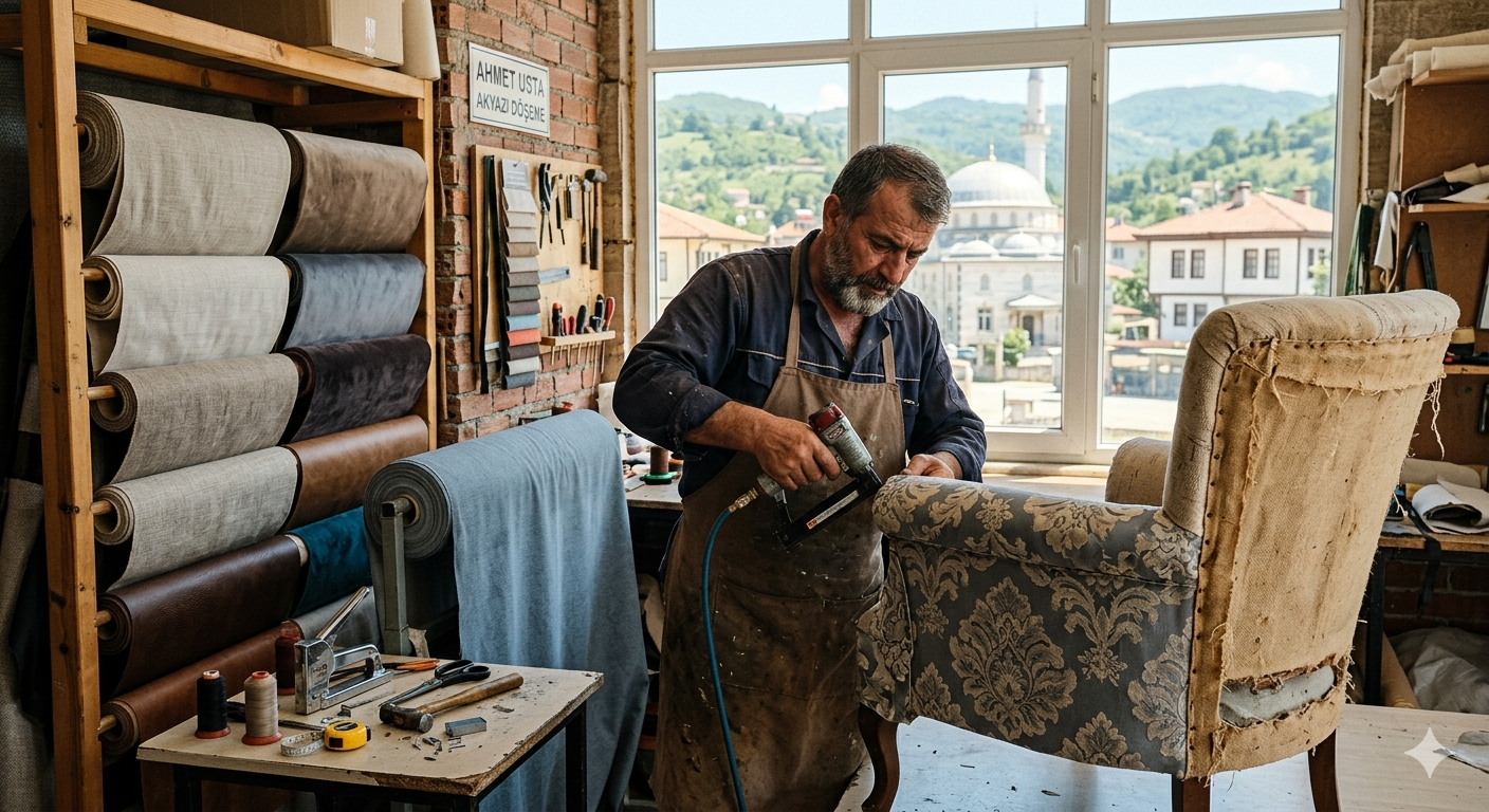 Akyazı koltuk kumaş değişimi